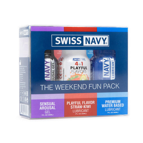 Swiss Navy Weekend Fun Pack of 3